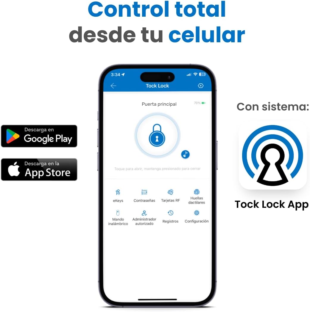 Cerradura Inteligente Plata