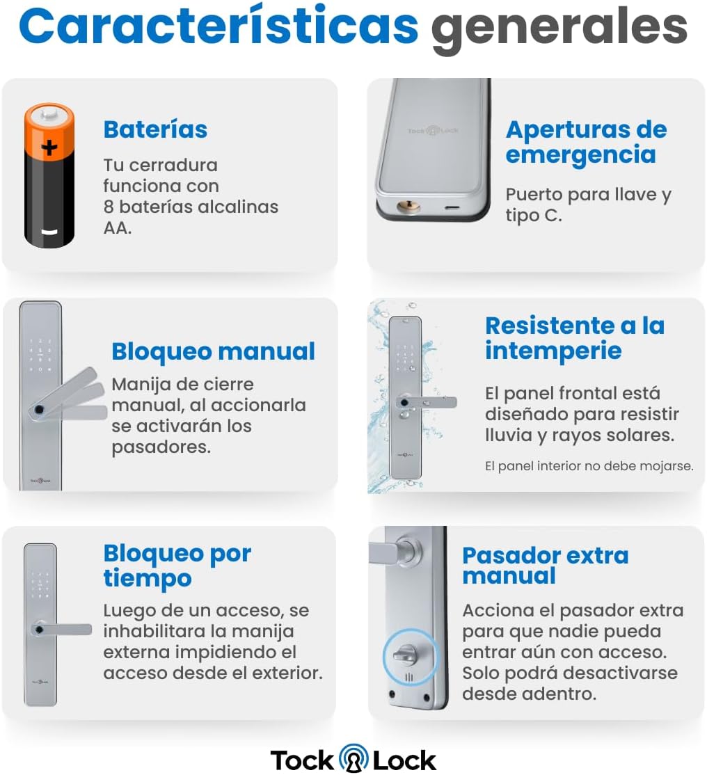 Cerradura Inteligente Plata