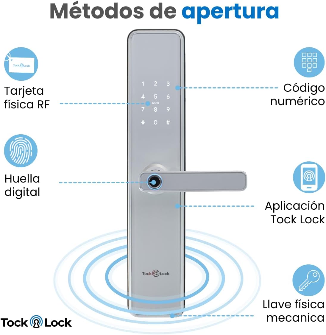 Cerradura Inteligente Plata