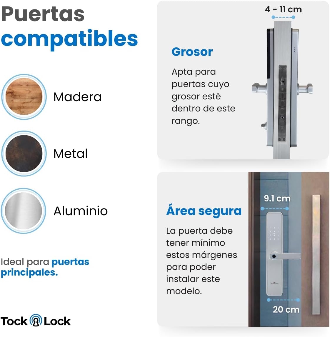 Cerradura Inteligente Plata