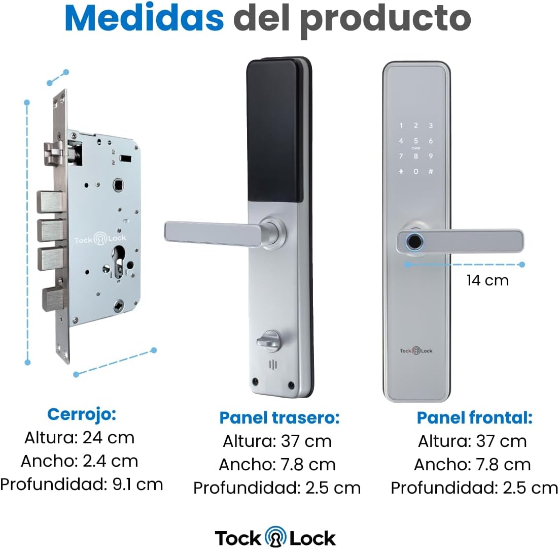 Cerradura Inteligente Plata